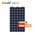 Bluesun حار بيع الألواح الشمسية أحادية bifacial 315 واط 320 واط 325 واط 330 واط سعر الألواح الشمسية