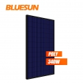 لوحة شمسية Bluesun 340W خلفية سوداء للوحة شمسية بولي 340 وات 340 وات 350 وات 355 وات لوحة شمسية للخلايا الشمسية