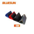 لوح شمسي رقيق مرن من Bluesun ، لوح شمسي أسود ، ورق مرن للطاقة الشمسية سهل التنظيف