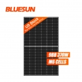 لوحة شمسية من السيليكون بإطار أسود عالي الكفاءة من Bluesun الولايات المتحدة الأمريكية 370 وات لوحة شمسية سوداء 370WP ألواح شمسية أحادية البلورية