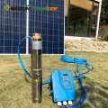 أفضل سعر ديب 2hp 3hp dc الشمسية نظام مضخة الآبار 2.2kw نظام ضخ المياه بالطاقة الشمسية للزراعة