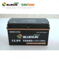 Bluesun عالية السعة LifePO4 بطاريات ليثيوم أيون 12 فولت 104Ah بطارية طاقة شمسية دورة عميقة لتخزين الطاقة