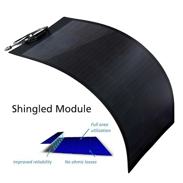 الألواح الشمسية الصغيرة الأحادية عالية الكفاءة - الألواح الشمسية شبه المرنة