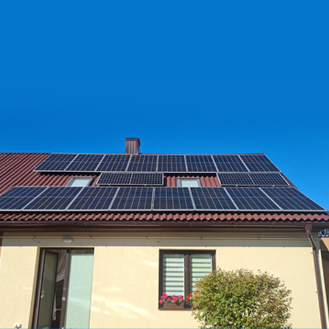 Bluesun 10KW On Grid Solar Project في ليتوانيا
