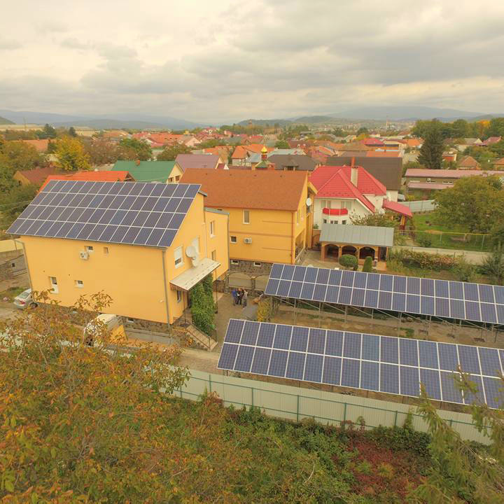 30KW الشبكة الشمسية النظام في أوكرانيا للسكن