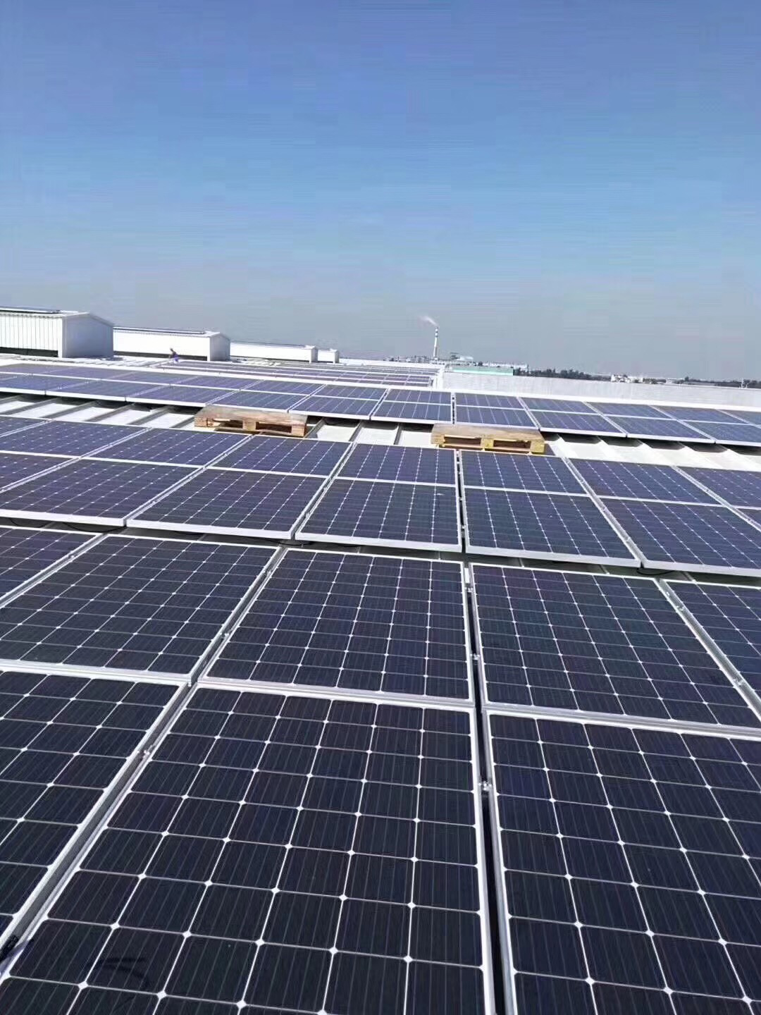 200KW على الشبكة الشمسية النظام في المكسيك للاستخدام التجاري