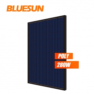 all black poly 260w 265watt 270wp 280w solar panel PV module