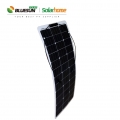 أفضل لوحة شمسية مرنة من Bluesun 50 واط 80 واط 160 واط ETFE أحادية الألواح الشمسية المرنة