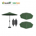 Bluesun 10ft في الهواء الطلق حديقة الفناء الشمسية مظلة مظلة الشاطئ الظل مع أضواء LTD