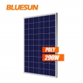BLUESUN حار بيع الألواح الشمسية 280 واط 290 واط 300 واط الألواح الشمسية رخيصة الثمن في الأوراق المالية للترقية