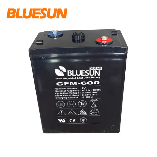 2V 600ah AGM best rechargeable battery type