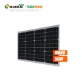 BLuesun 50Watts 12 Volts لوحة شمسية أحادية البلورية 50W لوحة شمسية