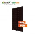 Bluesun لوحة شمسية أحادي البلورية إطار أسود كامل 370 وات 370 وات 370 وات وحدة PV