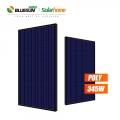 Bluesun PV Module Polycrystalline Solar Panel 345W 345Watt 345 W ألواح شمسية سوداء للمنزل