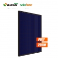 Bluesun Polycrystalline 295Watt Full Black Solar Panel 295W 295Wp 60 خلية بولي الكهروضوئية وحدة