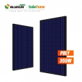 Bluesun 72 خلية إطار أسود لوحة للطاقة الشمسية الكريستالات 355W 355Watt 355Wp 36V وحدة الطاقة الشمسية الكهروضوئية