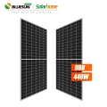 Bluesun 144cell الخلايا الشمسية لوحة شمسية نصف خلية 420 واط 430 واط 440 واط لوحة شمسية للنظام الشمسي