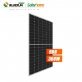 Bluesun Perc الخلايا الشمسية 360 واط لوحة شمسية أحادية 120 خلية نصفية 360 واط وحدة أحادية الكهروضوئية