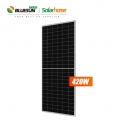 Bluesun Low LCOE أحادية نصف الخلايا الشمسية 420w Perc الوحدة الكهروضوئية 420Watt Paneles Solares