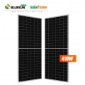 Bluesun Solar Panel 410w Mono Perc نصف خلية 410watt Paneles Solares 410W PV الوحدات النمطية للنظام الشمسي