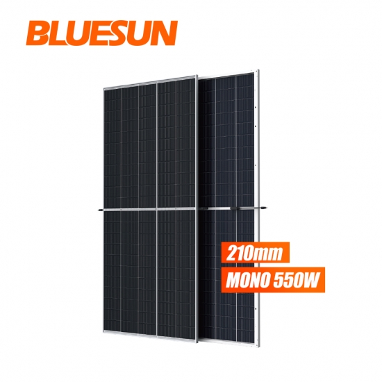 182mm 550watt bifacial solar panel