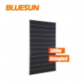 لوحة الطاقة الشمسية Bluesun Shingled 500Watt 500W أحادية البلورية بالكامل الأسود المتداخل وحدة الطاقة الشمسية