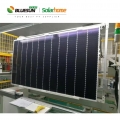 Bluesun HJT 166mm الخلايا الشمسية لوحة شمسية 560Watt 560W 560Wp وحدة شمسية أحادية البلورية متداخلة