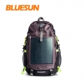 Bluesun 2021 Trending Outdoor Travel Solar USB Charging Energy Backpack GICS أكياس الطاقة الشمسية الرياضية ذات الأغشية الرقيقة