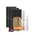 Bluesun 15hp نظام مضخة مياه تعمل بالطاقة الشمسية لوحة تحكم تعمل بالطاقة الشمسية 48 فولت مضخة شمسية 22kw 55kw نظام مضخة غاطسة بئر عميقة تعمل بالطاقة الشمسية