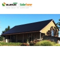 Bluesun Roof shingle الألواح الشمسية 170W خلية شمسية مخصصة أحادية الألواح الشمسية بالكامل باللون الأسود