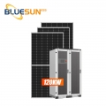 نظام الطاقة الشمسية الهجين 120KW مع نظام التخزين