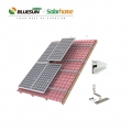 نظام الطاقة الشمسية Bluesun 50kw 50kva 50kw على نظام الألواح الشمسية على الشبكة مع العاكس الشمسي ثلاثي الأطوار