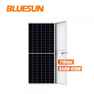 210mm 670w solar panel