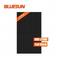 Bluesun الولايات المتحدة الأمريكية شهادة UL لوحة الكهروضوئية السوداء 370 واط الألواح الشمسية أحادية البلورية نصف خلية 370Wp الكهروضوئية وحدة
    