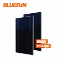 لوحة شمسية bluesun shingled 650 واط لوحة شمسية 210 ملم خلية شمسية 650 واط 650 واط

