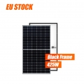 ما قبل البيع! يخزن الاتحاد الأوروبي من bluesun 54 خلية إطار أسود 425 واط لوحة شمسية 182 مم لوحة شمسية خلية شمسية 425 واط وحدة PV
