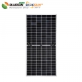 Bluesun TOPCON ثنائي الوجه للطاقة الشمسية 600 واط لوحة نصف خلية 600 واط وحدة الطاقة الشمسية الكهروضوئية
    