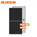 Bluesun MBB نصف خلية أحادية البلورية 560 واط الألواح الشمسية 560 واط 550 واط 555 واط نصف قطع الألواح الشمسية
