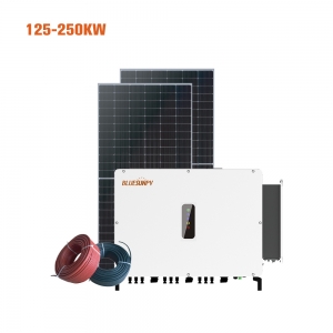 125KW-250KW On-Grid Commercial and Industrial Solar System-Bluesun