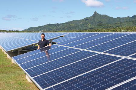 مراحل نحو 100٪ التكامل الطاقة المتجددة في المحيط الهادئ