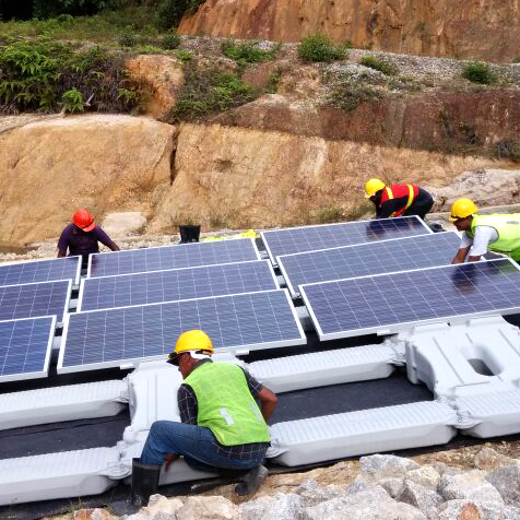 محطة الطاقة الشمسية عائم 270Kw في ماليزيا