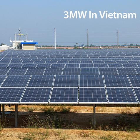  3 ميجا واط محطة للطاقة الشمسية في فيتنام