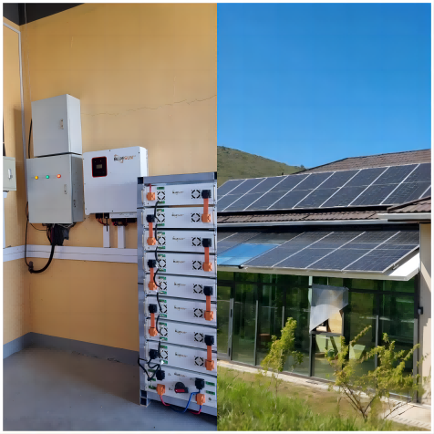 نظام الطاقة الشمسية الهجين BLUESUN بقدرة 10 كيلو وات في منغوليا