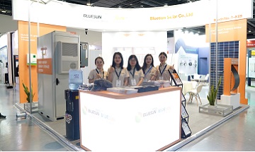 فريق Bluesun في معرض الطاقة الشمسية والتخزين المباشر في الفلبين 2024