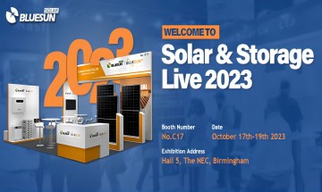 فريق Bluesun في Solar & Storage Live 2023
