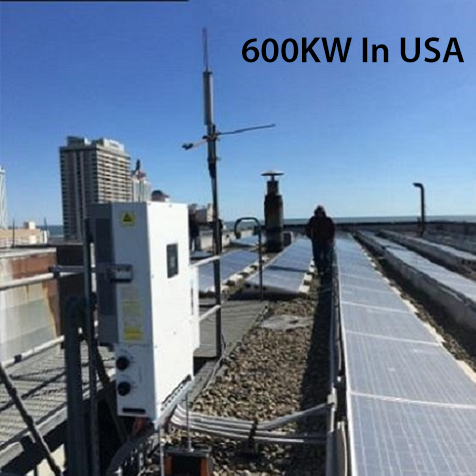 600kw نظام الطاقة الشمسية محمولة على الأرض في الولايات المتحدة الأمريكية
